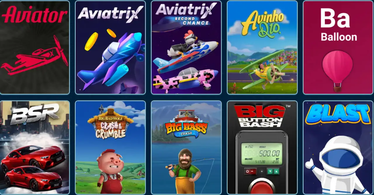 megafishwins casino crash games